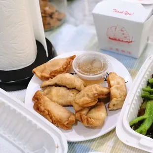 a variety of food items