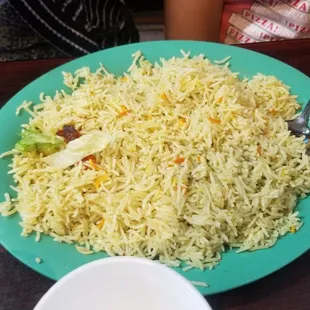 Rice is extremely flavorful!