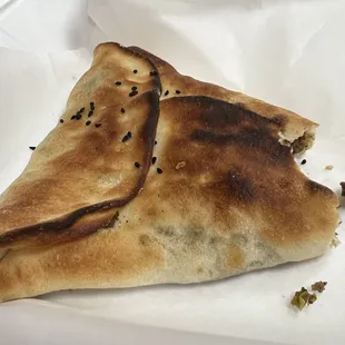 meat pie after my first bite. Oops!