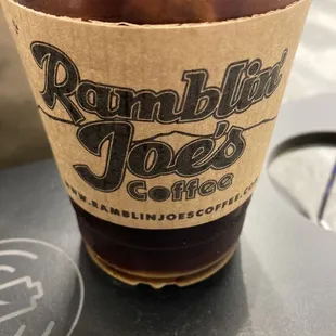 my delicious cold brewed coffee