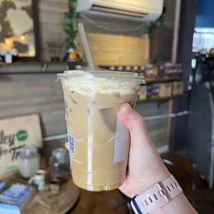 Blue Groove Iced Latte