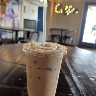 Blue Groove Iced Latte