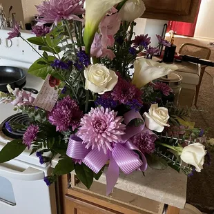 Sympathy arrangement for my aunts memorial.