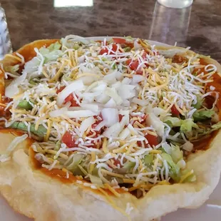 Indian taco. It's huge; come hungry.