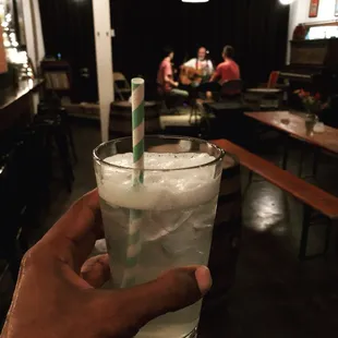 The lemon lime soda is pretty good