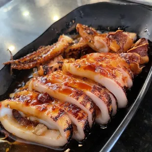 Grilled Whole Squid