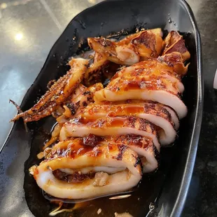 Grilled Whole Squid