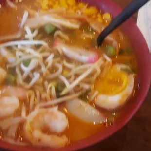 Seafood ramen
