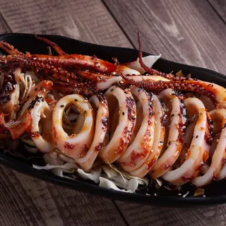 Grill Whole Squid
