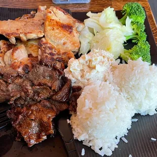 BBQ Chicken and Beef