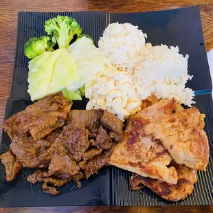 Beef BBQ Chicken and Beef.. Before