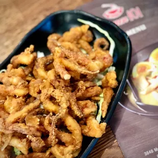 Fried Geso Fry (Squid Legs)