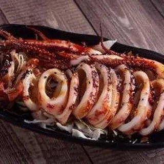 Grill Whole Squid