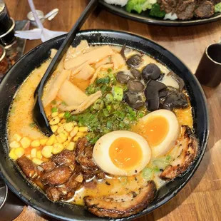 Black garlic ramen