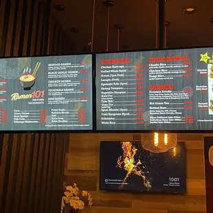 Menu as of July 28th, 2022.