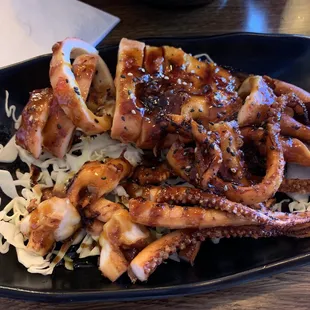 Grilled Whole Squid
