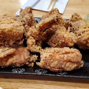 Large karaage order (almost enough for a meal itself)