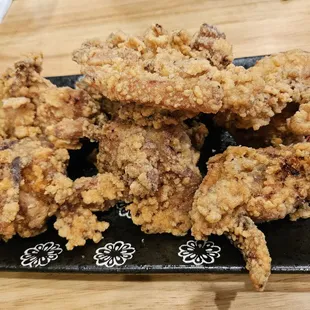 Karaage chicken.