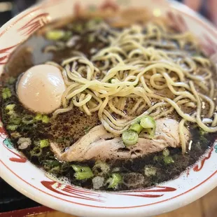 Black Garlic Chicken Ramen