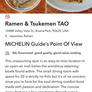 Michelin Bib Gourmand