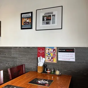 Seating area and articles