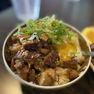 Pork Cashu Bowl