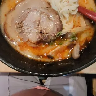 Kare Kare Tonkatsu Ramen with spice level 3