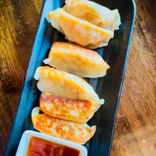 Vegetable gyoza dumplinds