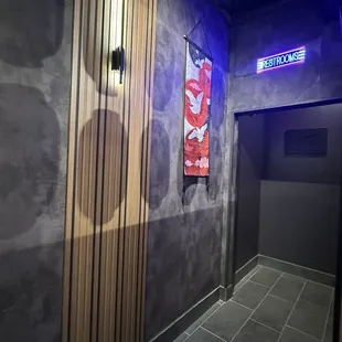 Restroom just in the back