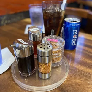 Self-serve condiments