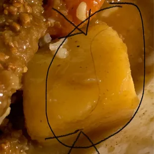 Curly hair in my curry