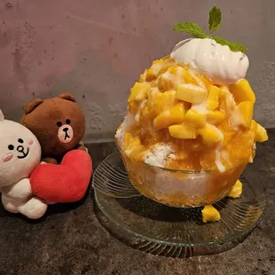 Mango Kakigori - fluffy shaved ice!