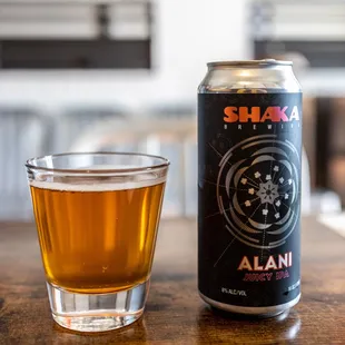 ALANI Juicy IPA 8%/ABV ($8.50) Shaka Brewing Co., Sunnyvale, CA