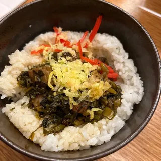 Chashu Pork and Takana Donburi