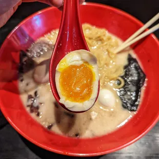 4/17/21 - Additional marinated egg. Perfectly cooked. Perfect yolk. Very strong marinated flavor.