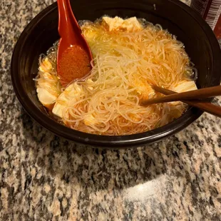 Vegetarian GF ramen.