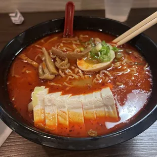 Spicy Miso Ramen with Tofu