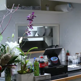 sushi and sashimi, interior