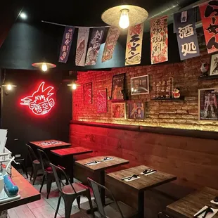 Interior with anime vibes and decorations