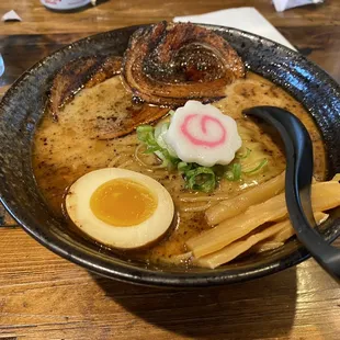 Black Garlic Tonkotsu Ramen