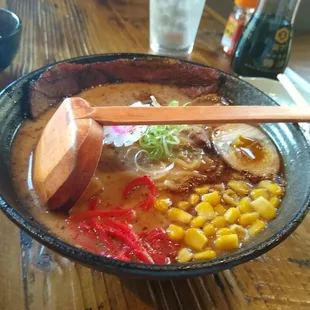 Black garlic ramen