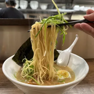 I only get the Tori Paitan (Chicken Version of Tonkotsu)