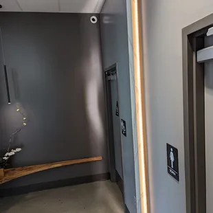 Restroom hallway
