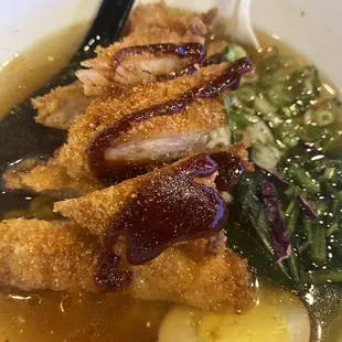 Chicken Katsu Noodle bowl