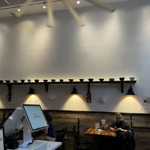 Super cute decor with the backlit ramen bowls! Loved the ambiance