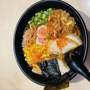 My customized bowl of ramen