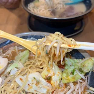 Spicy Miso Ramen &amp; Tonkatsu Ramen