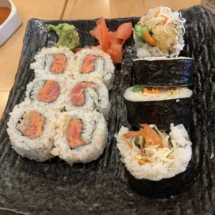 Spicy Tuna Roll Ebi Ten Roll