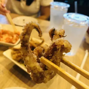 Fried Squid Legs