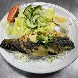 Saba Shio Yaki Plate